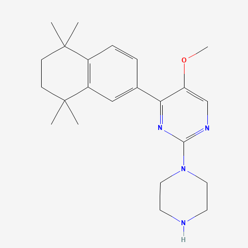 5-methoxy-2-piperazin-1-yl-4-(5,5,8,8-tetramethyl-6,7-dihydronaphthalen-2-yl)pyrimidine (CAS: 1384200-05-8) - Related Chemical Product
