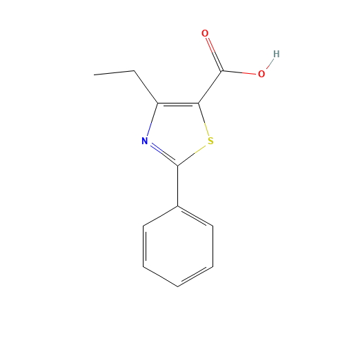 4-ethyl-2-phenyl-1,3-thiazole-5-carboxylic acid (CAS: 113366-57-7) - Related Chemical Product