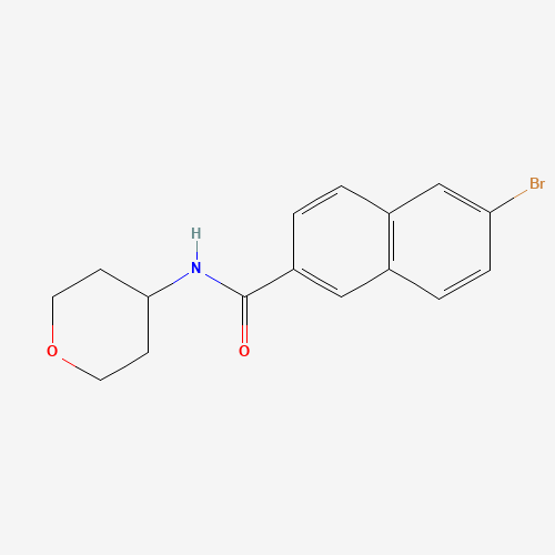 6-bromo-N-(oxan-4-yl)naphthalene-2-carboxamide (CAS: 1350411-39-0) - Related Chemical Product