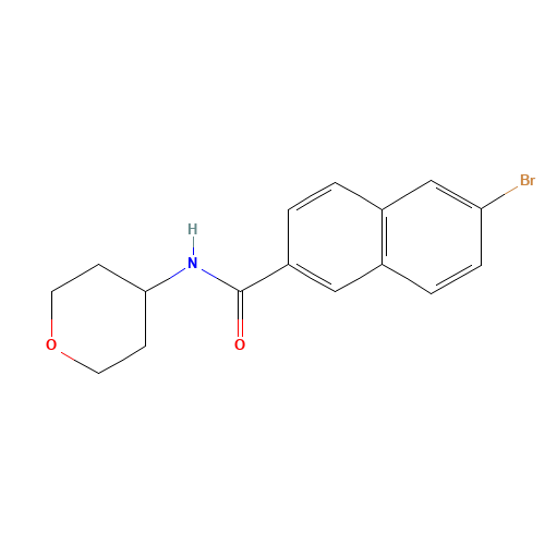 6-bromo-N-(oxan-4-yl)naphthalene-2-carboxamide (CAS: 1350411-39-0) - Related Chemical Product