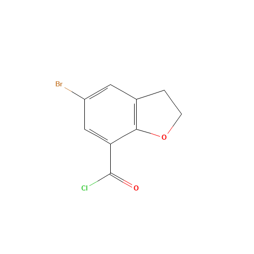5-bromo-2,3-dihydro-1-benzofuran-7-carbonyl chloride (CAS: 108551-60-6) - Related Chemical Product