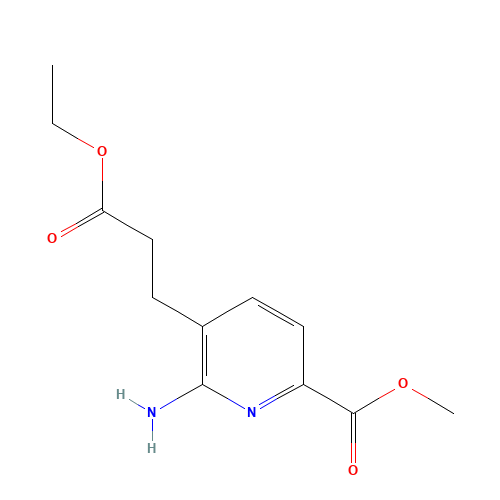 methyl 6-amino-5-(3-ethoxy-3-oxopropyl)pyridine-2-carboxylate (CAS: 615568-68-8) - Related Chemical Product