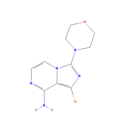 1-bromo-3-morpholin-4-ylimidazo[1,5-a]pyrazin-8-amine (CAS: 1419222-67-5) - Related Chemical Product