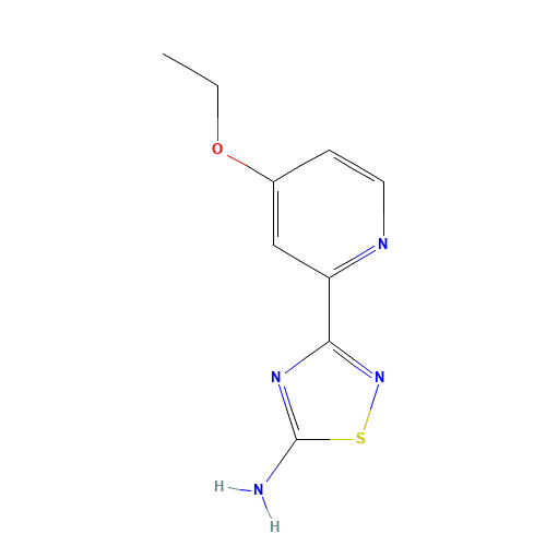 3-(4-ethoxypyridin-2-yl)-1,2,4-thiadiazol-5-amine (CAS: 1179359-52-4) - Related Chemical Product