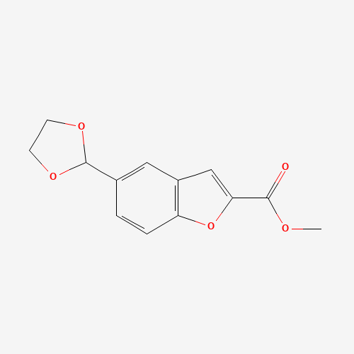 methyl 5-(1,3-dioxolan-2-yl)-1-benzofuran-2-carboxylate (CAS: 648449-71-2) - Related Chemical Product