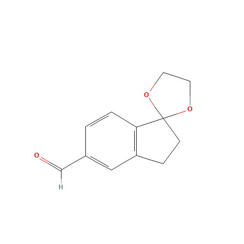 spiro[1,3-dioxolane-2,1'-2,3-dihydroindene]-5'-carbaldehyde (CAS: 908860-66-2) - Related Chemical Product