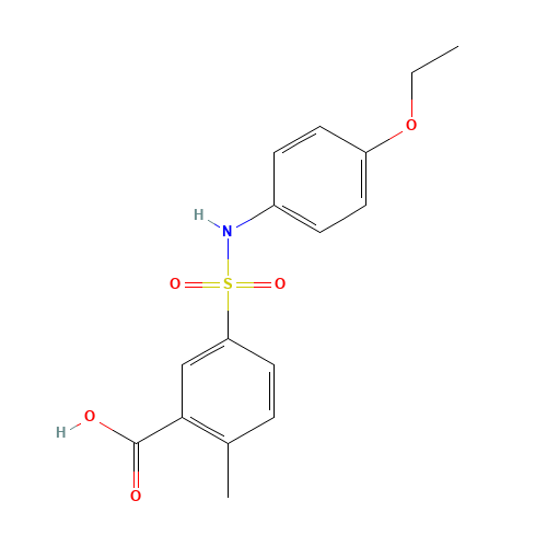 5-[(4-ethoxyphenyl)sulfamoyl]-2-methylbenzoic acid (CAS: 431893-89-9) - Related Chemical Product