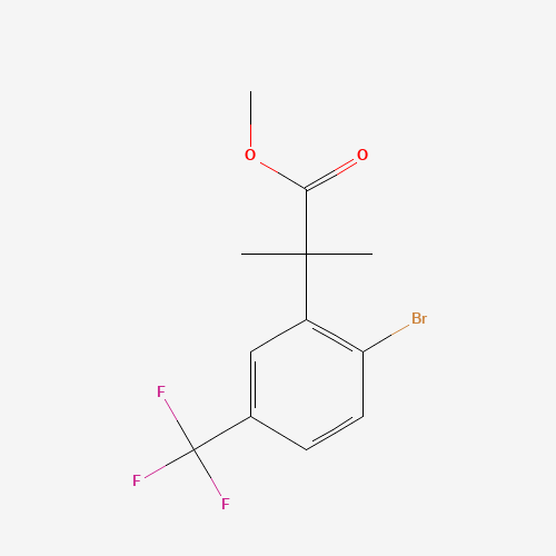 methyl 2-[2-bromo-5-(trifluoromethyl)phenyl]-2-methylpropanoate (CAS: 1069115-17-8) - Related Chemical Product