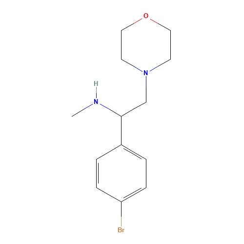 1-(4-bromophenyl)-N-methyl-2-morpholin-4-ylethanamine (CAS: 1003878-36-1) - Related Chemical Product