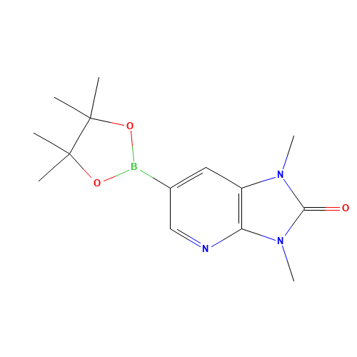 1,3-dimethyl-6-(4,4,5,5-tetramethyl-1,3,2-dioxaborolan-2-yl)imidazo[4,5-b]pyridin-2-one (CAS: 1257553-93-7) - Related Chemical Product