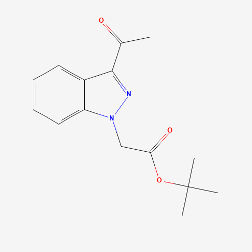 tert-butyl 2-(3-acetylindazol-1-yl)acetate (CAS: 1386457-48-2) - Related Chemical Product