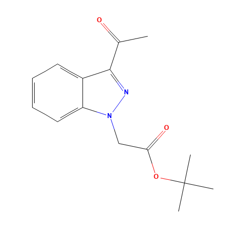 tert-butyl 2-(3-acetylindazol-1-yl)acetate (CAS: 1386457-48-2) - Related Chemical Product