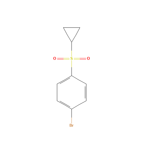 1-bromo-4-cyclopropylsulfonylbenzene (CAS: 648906-28-9) - Related Chemical Product