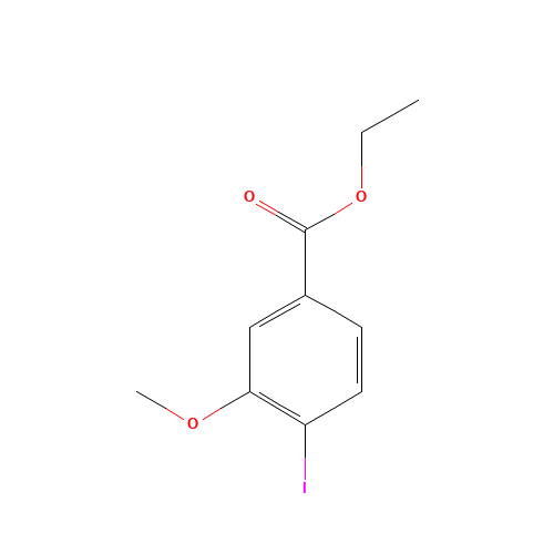 ethyl 4-iodo-3-methoxybenzoate (CAS: 252352-73-1) - Chemical Structure and Molecular Formula 