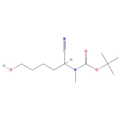 tert-butyl N-(1-cyano-5-hydroxypentyl)-N-methylcarbamate (CAS: 724445-95-8) - Related Chemical Product