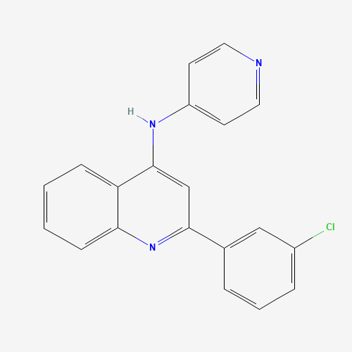 2-(3-chlorophenyl)-N-pyridin-4-ylquinolin-4-amine (CAS: 1303557-20-1) - Related Chemical Product