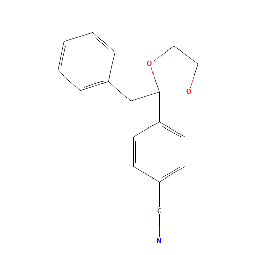 4-(2-benzyl-1,3-dioxolan-2-yl)benzonitrile (CAS: 917364-15-9) - Related Chemical Product