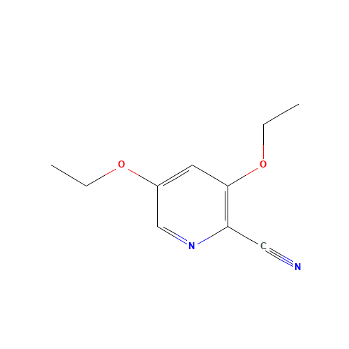 3,5-diethoxypyridine-2-carbonitrile (CAS: 36057-52-0) - Related Chemical Product