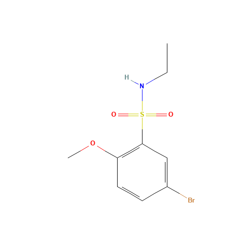 5-bromo-N-ethyl-2-methoxybenzenesulfonamide (CAS: 717892-29-0) - Related Chemical Product