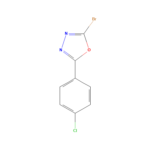 2-bromo-5-(4-chlorophenyl)-1,3,4-oxadiazole (CAS: 1368558-17-1) - Related Chemical Product