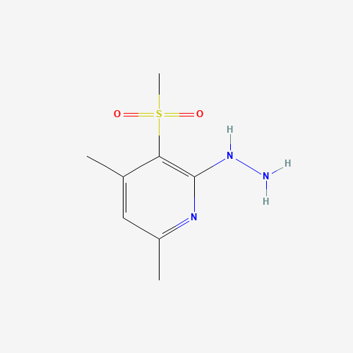 (4,6-dimethyl-3-methylsulfonylpyridin-2-yl)hydrazine (CAS: 341967-35-9) - Related Chemical Product