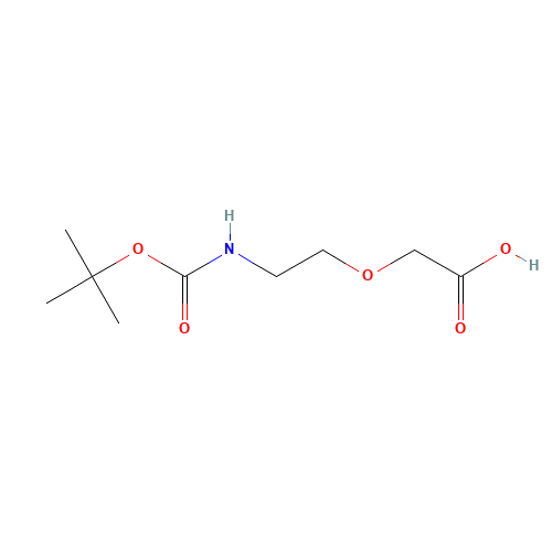 2-[2-[(2-methylpropan-2-yl)oxycarbonylamino]ethoxy]acetic acid (CAS: 142929-49-5) - Related Chemical Product