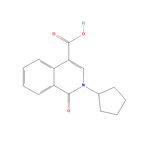 2-cyclopentyl-1-oxoisoquinoline-4-carboxylic acid (CAS: 939411-57-1) - Related Chemical Product