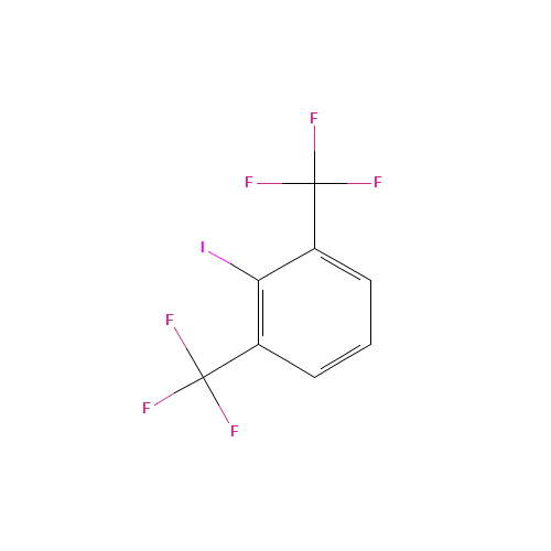 2-iodo-1,3-bis(trifluoromethyl)benzene (CAS: 149836-48-6) - Chemical Structure and Molecular Formula 