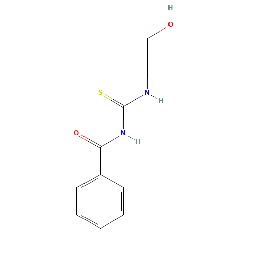 N-[(1-hydroxy-2-methylpropan-2-yl)carbamothioyl]benzamide (CAS: 1007232-81-6) - Related Chemical Product