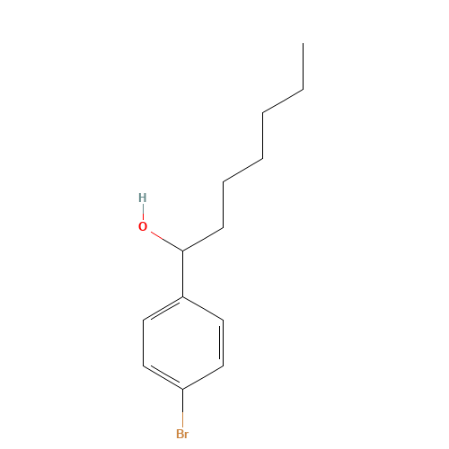 1-(4-bromophenyl)heptan-1-ol (CAS: 71434-33-8) - Related Chemical Product