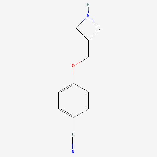 4-(azetidin-3-ylmethoxy)benzonitrile (CAS: 954224-39-6) - Chemical Structure and Molecular Formula 