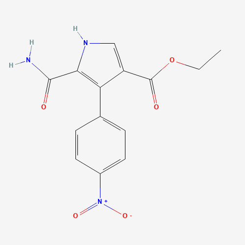 ethyl 5-carbamoyl-4-(4-nitrophenyl)-1H-pyrrole-3-carboxylate (CAS: 939807-27-9) - Related Chemical Product