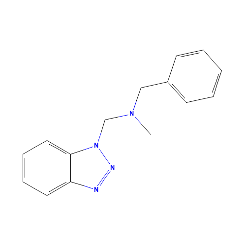 N-(benzotriazol-1-ylmethyl)-N-methyl-1-phenylmethanamine (CAS: 57684-27-2) - Related Chemical Product