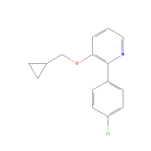 2-(4-chlorophenyl)-3-(cyclopropylmethoxy)pyridine (CAS: 1364677-88-2) - Related Chemical Product