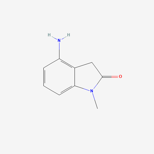 4-amino-1-methyl-3H-indol-2-one (CAS: 848678-68-2) - Chemical Structure and Molecular Formula 