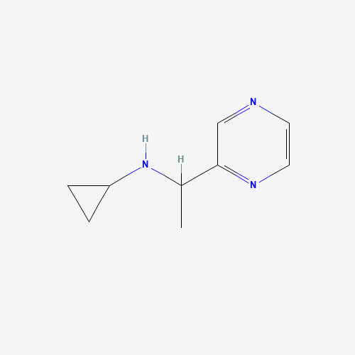 N-(1-pyrazin-2-ylethyl)cyclopropanamine (CAS: 1185542-82-8) - Related Chemical Product