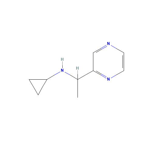 N-(1-pyrazin-2-ylethyl)cyclopropanamine (CAS: 1185542-82-8) - Related Chemical Product