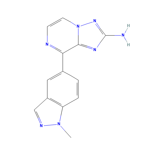8-(1-methylindazol-5-yl)-[1,2,4]triazolo[1,5-a]pyrazin-2-amine (CAS: 1360612-65-2) - Related Chemical Product