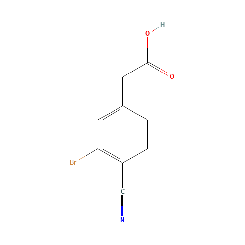 2-(3-bromo-4-cyanophenyl)acetic acid (CAS: 1261859-44-2) - Related Chemical Product