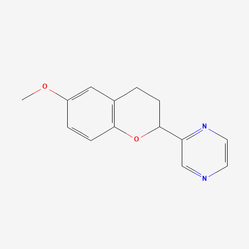 2-(6-methoxy-3,4-dihydro-2H-chromen-2-yl)pyrazine (CAS: 1426899-83-3) - Related Chemical Product