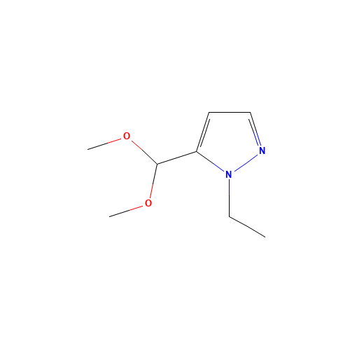 5-(dimethoxymethyl)-1-ethylpyrazole (CAS: 1170194-07-6) - Related Chemical Product