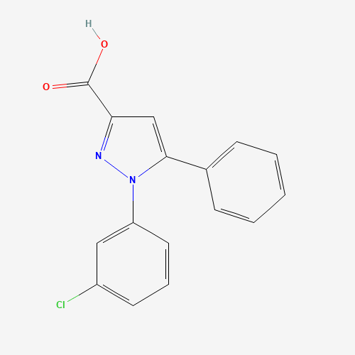 1-(3-chlorophenyl)-5-phenylpyrazole-3-carboxylic acid (CAS: 1152523-07-3) - Related Chemical Product