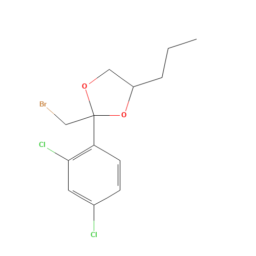 2-(bromomethyl)-2-(2,4-dichlorophenyl)-4-propyl-1,3-dioxolane (CAS: 60207-89-8) - Related Chemical Product