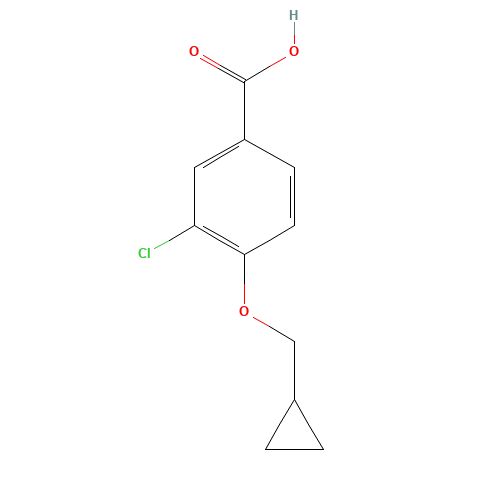 3-chloro-4-(cyclopropylmethoxy)benzoic acid (CAS: 856165-89-4) - Related Chemical Product
