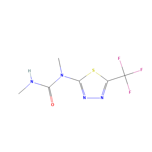 1,3-dimethyl-1-[5-(trifluoromethyl)-1,3,4-thiadiazol-2-yl]urea (CAS: 25366-23-8) - Related Chemical Product