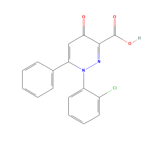 1-(2-chlorophenyl)-4-oxo-6-phenylpyridazine-3-carboxylic acid (CAS: 867130-69-6) - Related Chemical Product