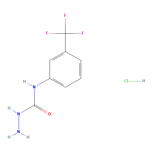 1-amino-3-[3-(trifluoromethyl)phenyl]urea;hydrochloride (CAS: 153513-69-0) - Related Chemical Product