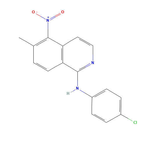 N-(4-chlorophenyl)-6-methyl-5-nitroisoquinolin-1-amine (CAS: 1191460-78-2) - Related Chemical Product