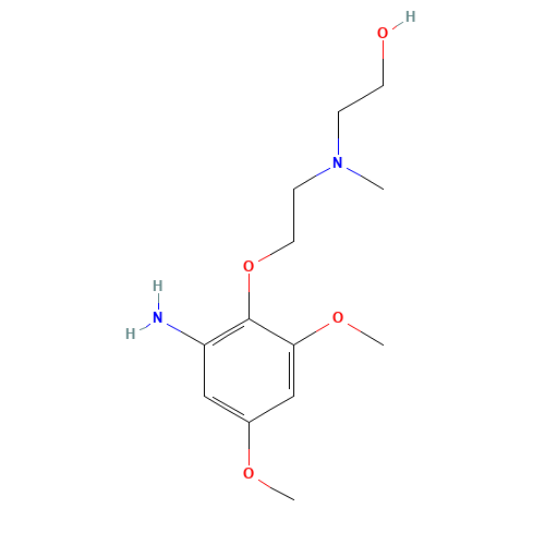 2-[2-(2-amino-4,6-dimethoxyphenoxy)ethyl-methylamino]ethanol (CAS: 1307231-89-5) - Related Chemical Product