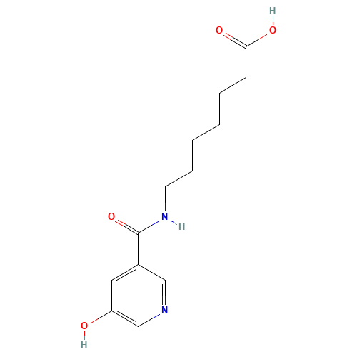 7-[(5-hydroxypyridine-3-carbonyl)amino]heptanoic acid (CAS: 325970-23-8) - Related Chemical Product